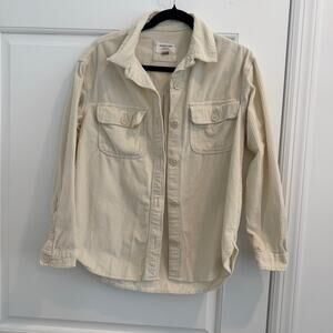 American Eagle Corduroy Botton Down Shirt Jacket 100% Cotton Size XS